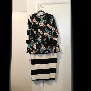 Like new Bows in Blush 2 piece outfit XL